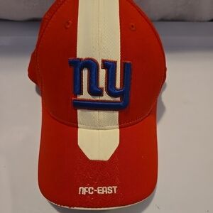 NFL Red Cap with Blue NY Logo